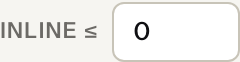 Inline-max number input showing 0