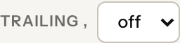 Trailing-comma dropdown showing off
